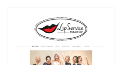Desktop Screenshot of lipservicemakeup.com